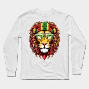 Juneteenth Lion #4 Long Sleeve T-Shirt